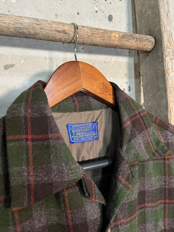 50s Pendleton Board Shirt Loop Collar - Etsy