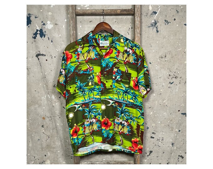 Rayon Hawaiian ‘70s Shirt KMart