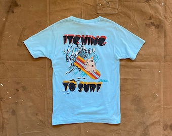 80s Hobie Surf T-shirt Itching to Surf