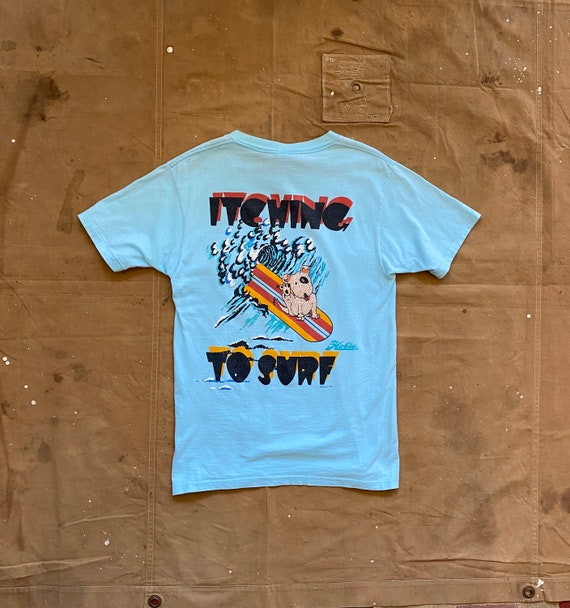 80s Hobie Surf T-shirt Itching to Surf