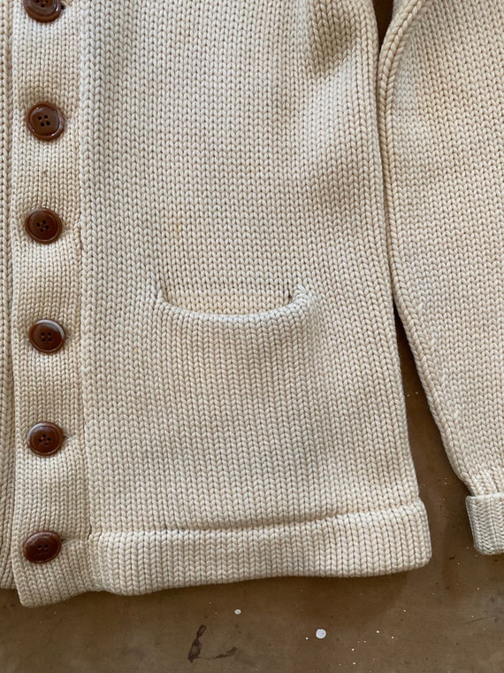 Early '40s Cardigan Knit Sweater Wool - image 4