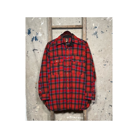 Chinstrap 1930s Woolrich Button Down Shirt - image 1