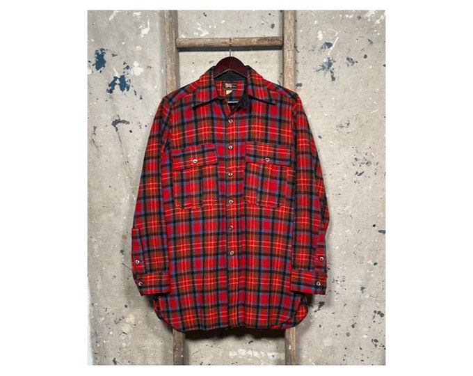 Chinstrap 1930s Woolrich Button Down Shirt