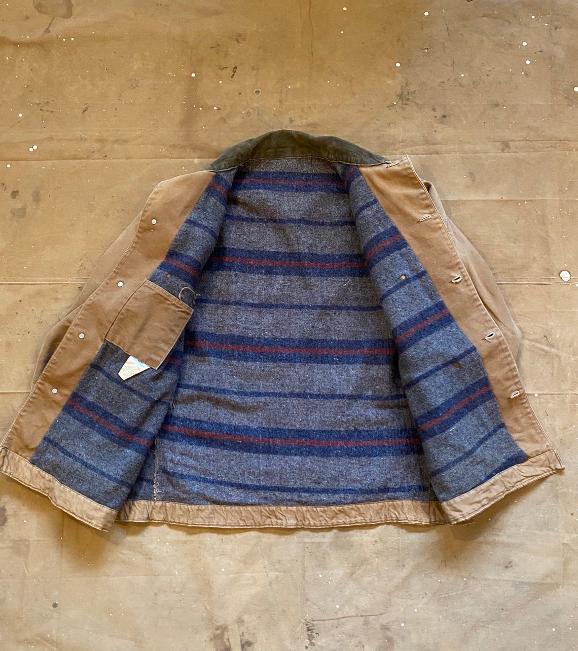 70s Carhartt Chore Coat Troy Blanket Lined | Etsy