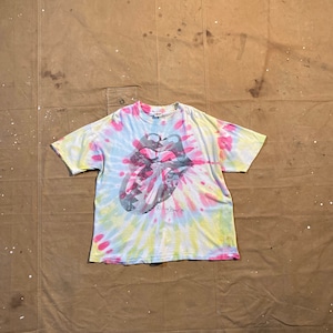 1989 Rolling Stones tie dye T Shirt