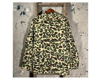 1970s Duck Camo Hooded Lightweight Shirt