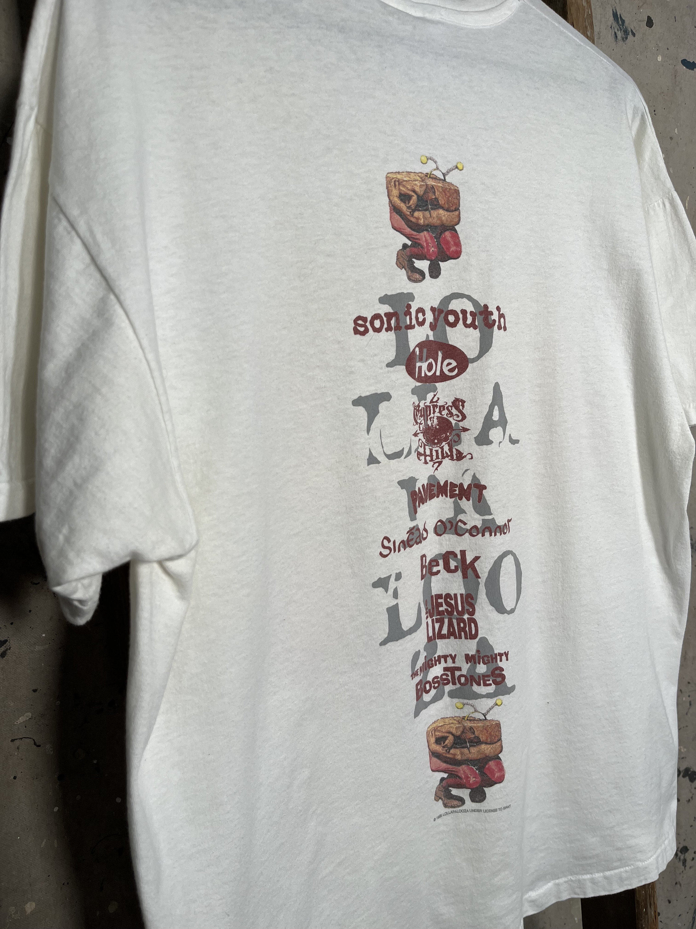 Lollapalooza 1995 Tour T-shirt Double Sided - Etsy Israel