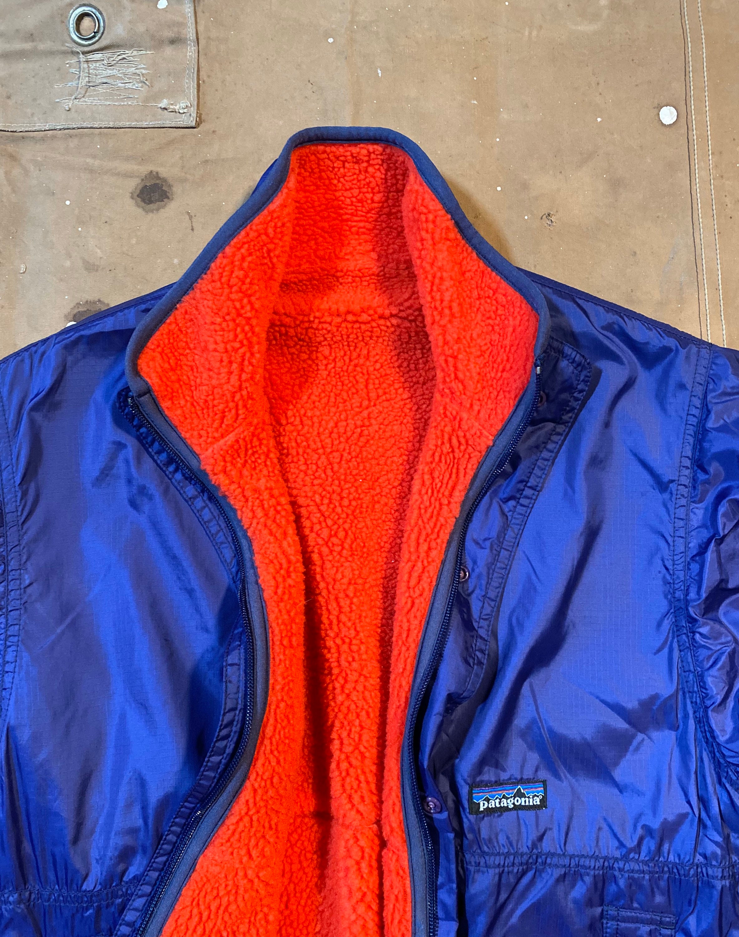 Glissade '90s Patagonia Reversible Deep Pile Jacket F4 - Etsy Glissade '90s Patagonia Reversible Deep Pile Jacket F4 - Etsy