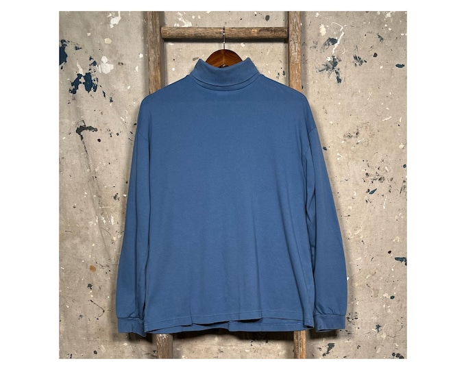 Blue '90s Gap Turtleneck Made USA