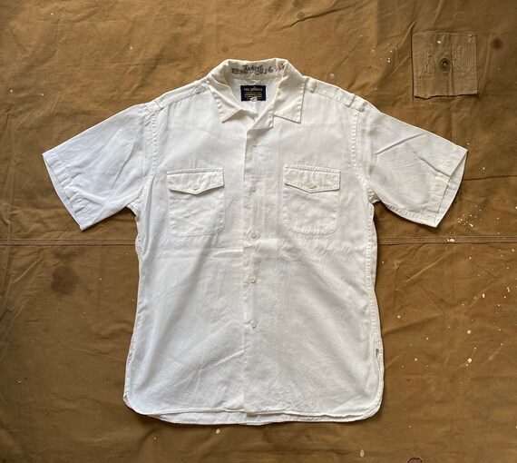 1940s 50s USN Deck Shirt Gusset