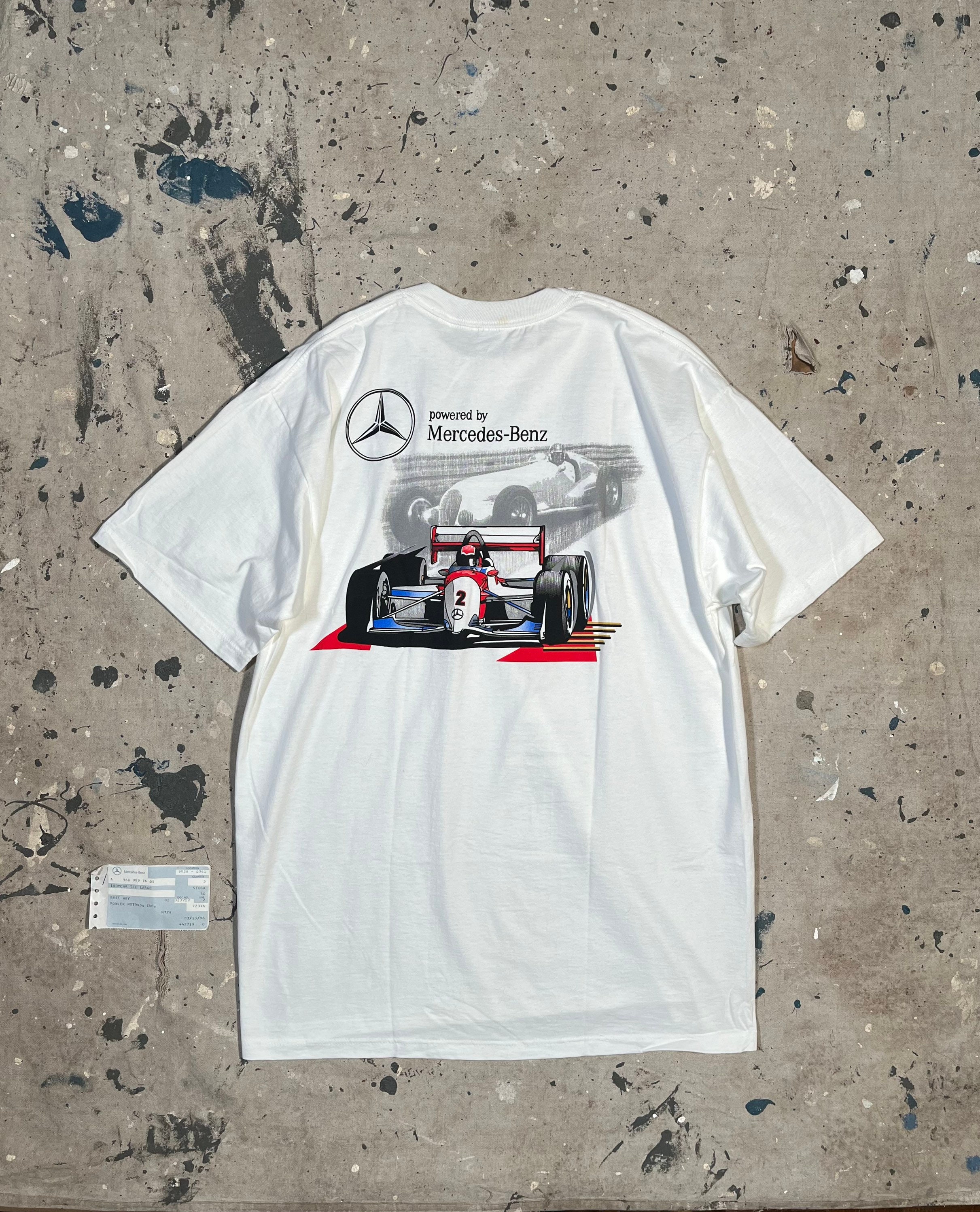 インディカー 90年代 メルセデスベンツ Tシャツ デッドストック