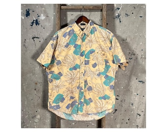 Chaps Ralph Lauren 1990s Hawaiian Shirt All Cotton