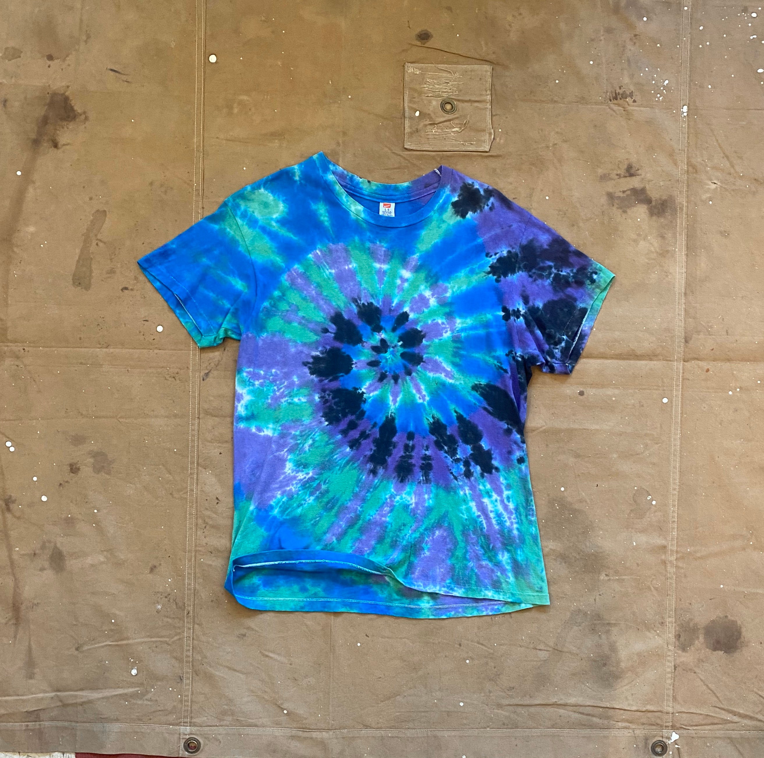 ■LMC■ TIE DYE GW WINNER TEE blue 0LM23STS142BLU Tie Dye T-shirt Single Stitch - Etsy
