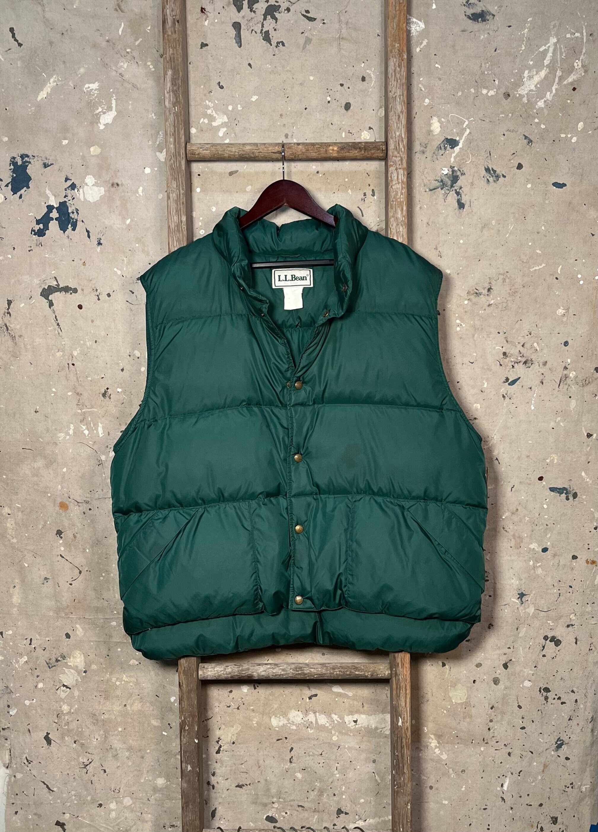 70s-80s vintage junk LLBEAN down vest