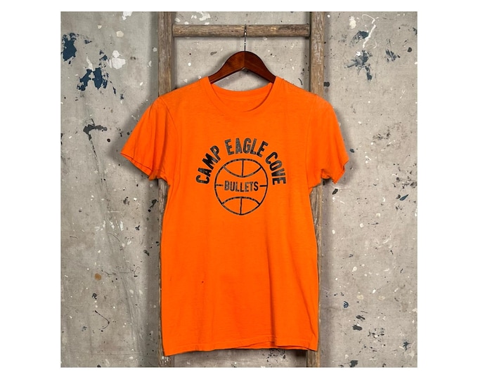 Eagle Cove Bullets '70s Camp T-shirt All Cotton