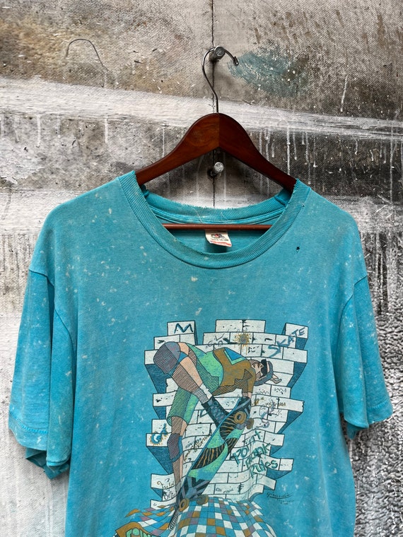 Point Blank 80s Skate T-shirt thrashed - image 3