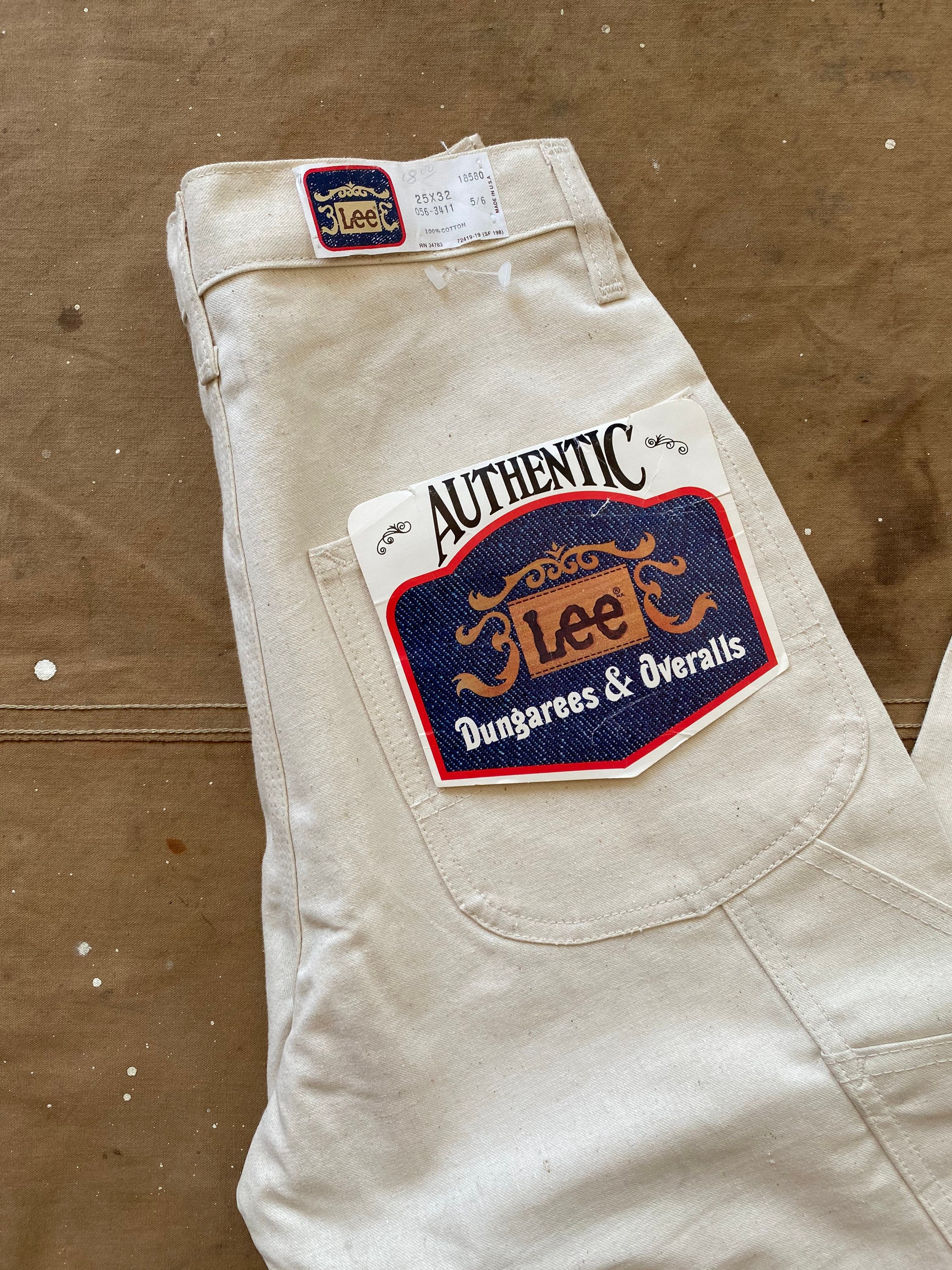 70s Lee Painters Pants 25 waist Dungarees Deadstock* 70s Lee Painters Pants 25 waist Dungarees Deadstock*