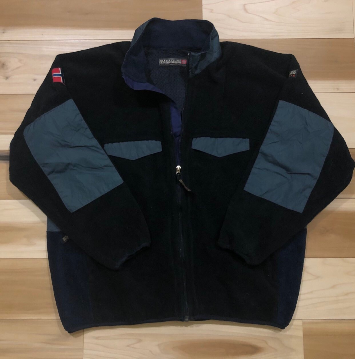 Napapijri Fleece Full zip Jacket Made in Italy