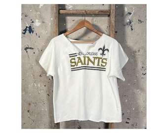 1980s Cropped Sweatshirt Saints