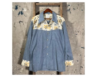 Pearl Snap 1980s Western Shirt by Whitehall