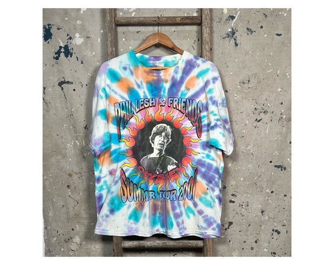 2001 Phil Lesh Tour T-Shirt Tie Dye