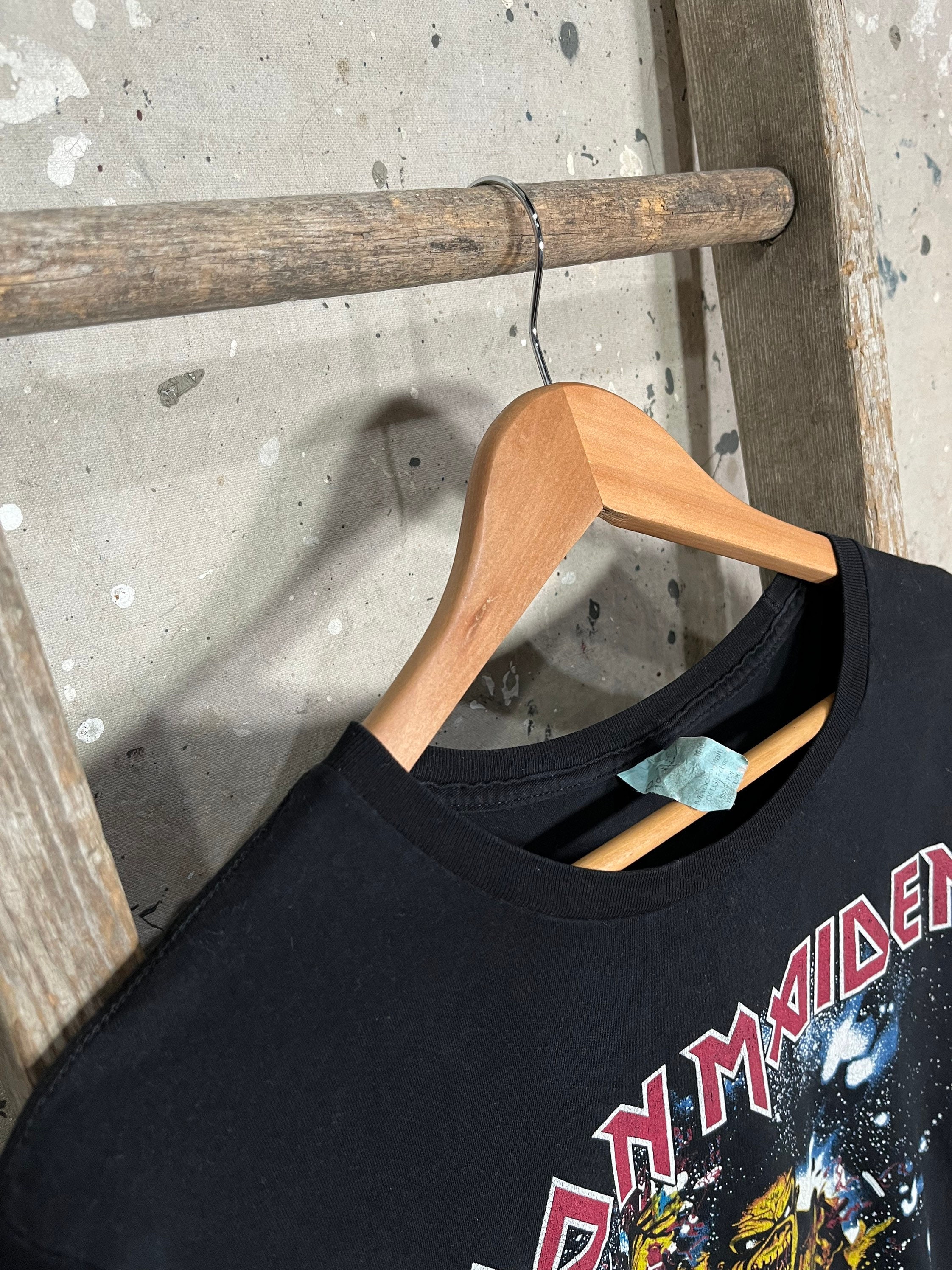 Iron maiden t shirt bershka hot sale