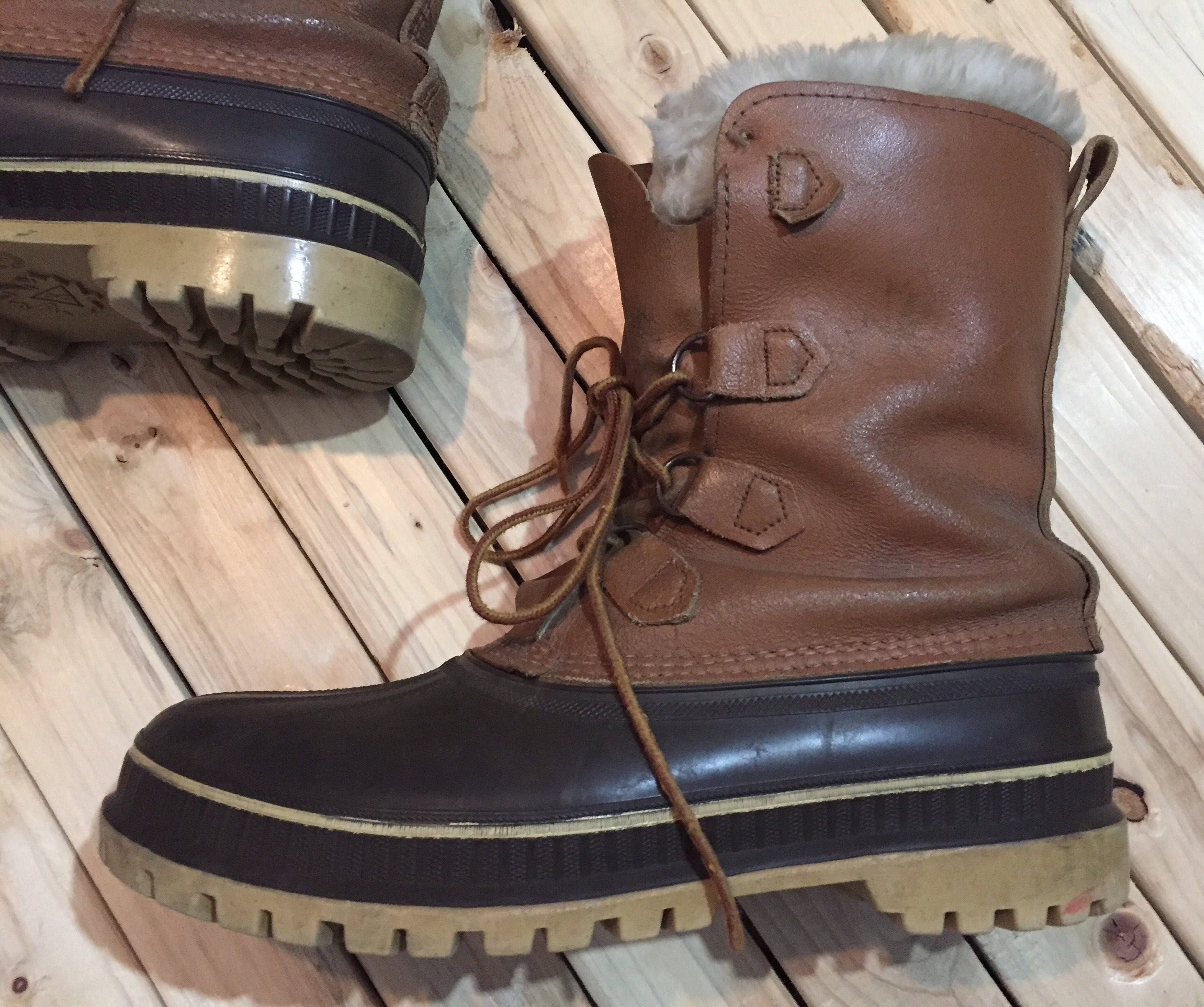 Sorel Boot Scout Felt lined Size 9 Insulated Winter Boot Made in Canada