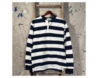 1980s GAP Striped Rugby Henley