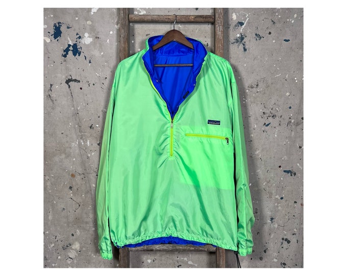 Neon Green F1 Patagonia Anorak Deadstock