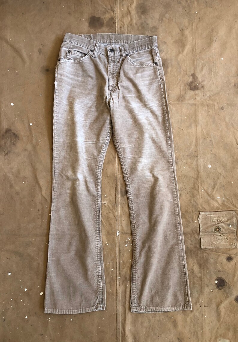 80s Levi's 519 Corduroy Pants 30 waist Distressed | Etsy