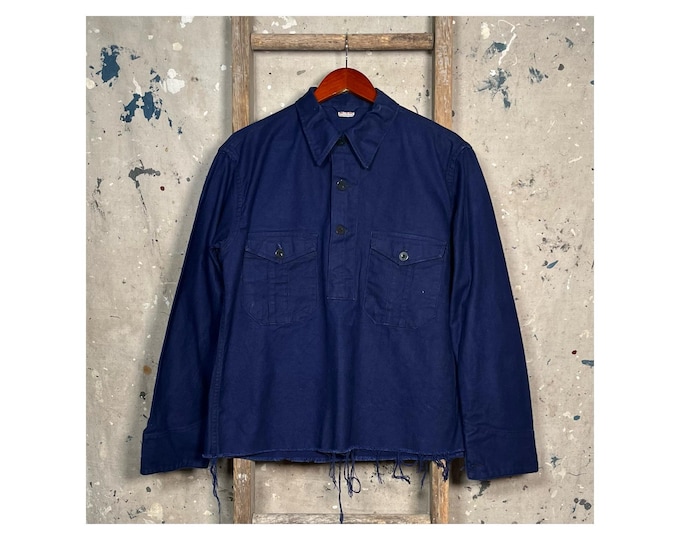 Cotton Twill Pullover Smock