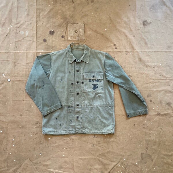 P44 ‘40s Utility Jacket USMC stencil HBT