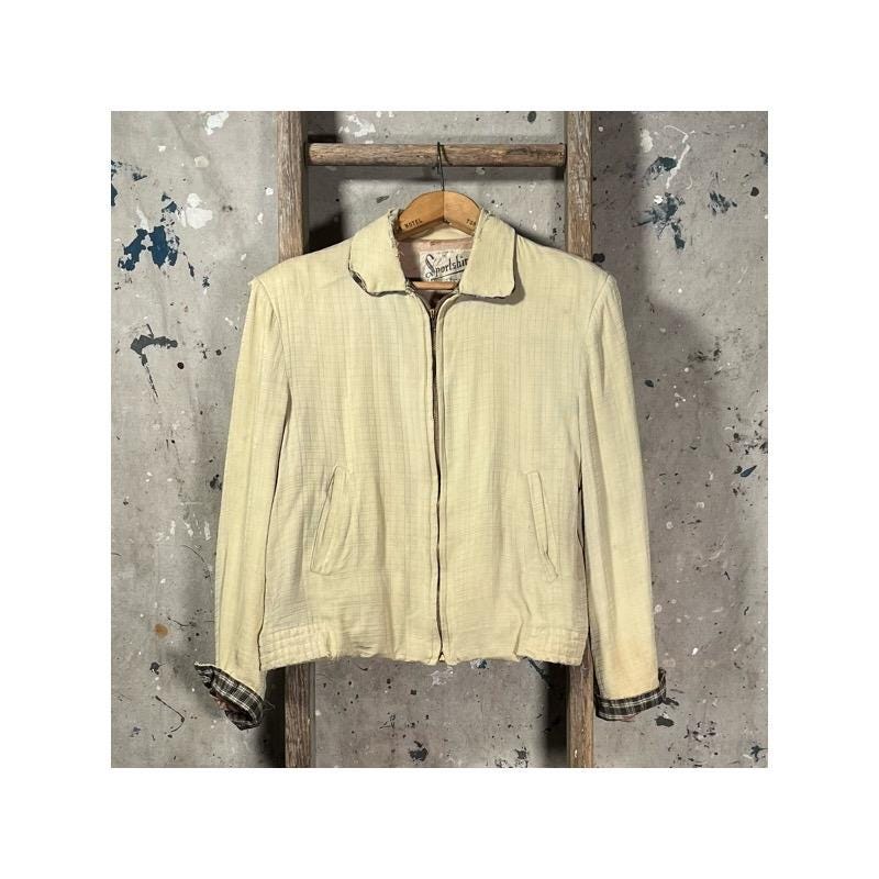 Vintage Gabardine 1950s Jacket - Etsy