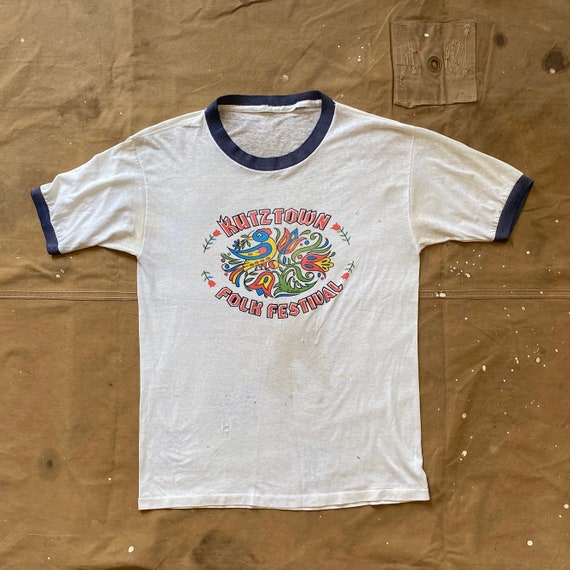 70s Kutztown Folk Festival Ringer T Shirt threadba