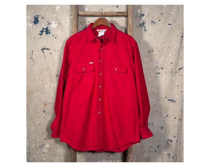 1980s Carhartt Chamois Shirt Deadstock