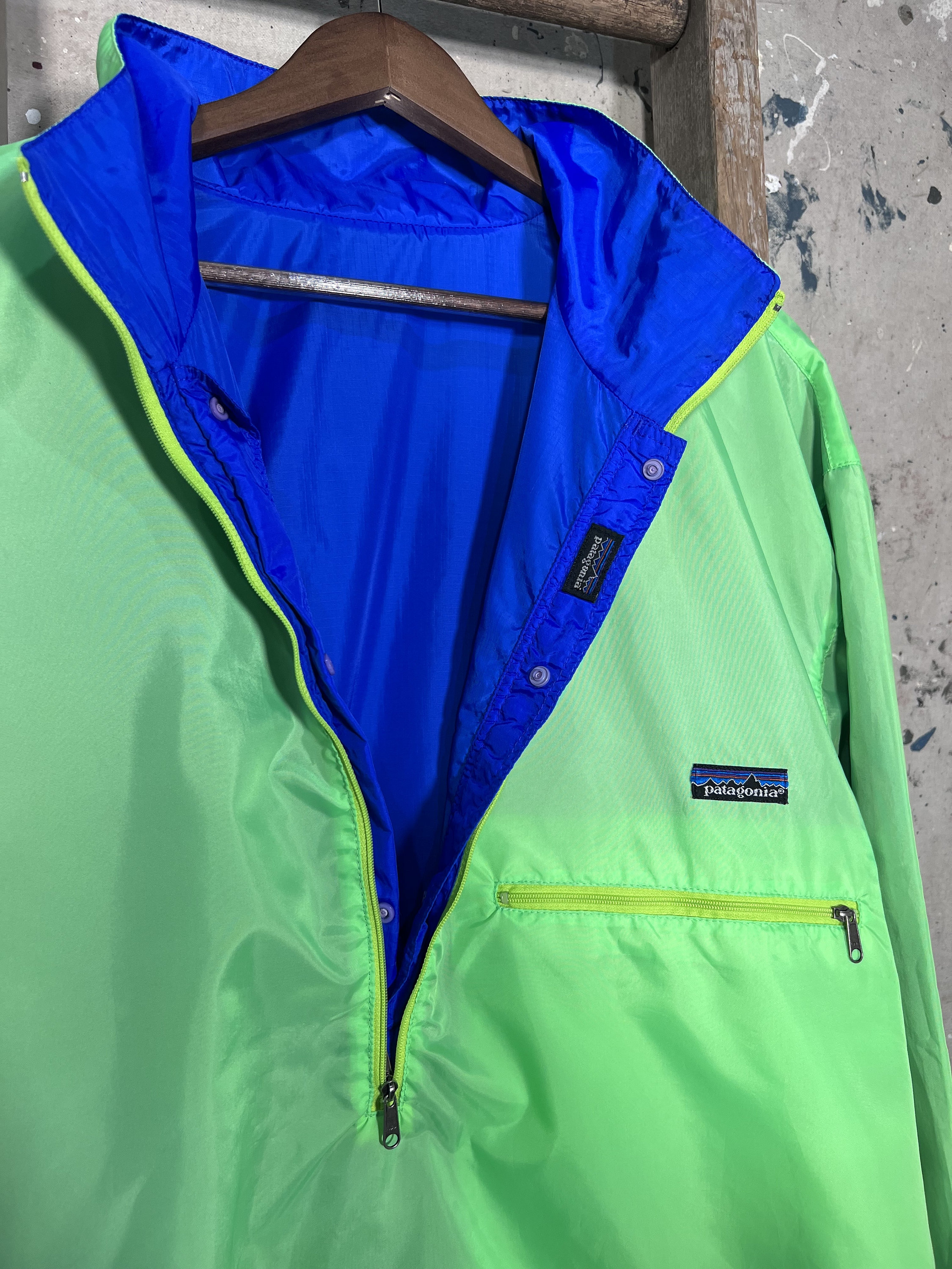 Neon Green F1 Patagonia Anorak Deadstock Neon Green F1 Patagonia Anorak Deadstock