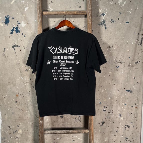 The Casualties 2003 West Coast Tour T-Shirt View 5