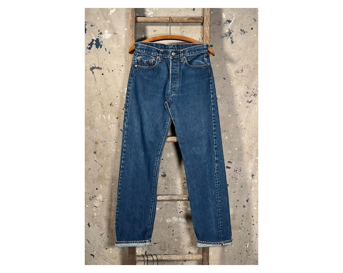 1980s Levi's 501 Red line Jeans 28 waist