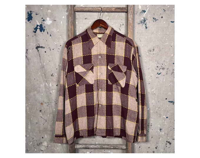 1940 Rockabilly Plaid Shirt by Ensenada