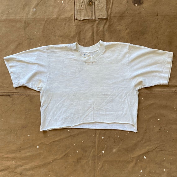 60s Towncraft Crop top distressed