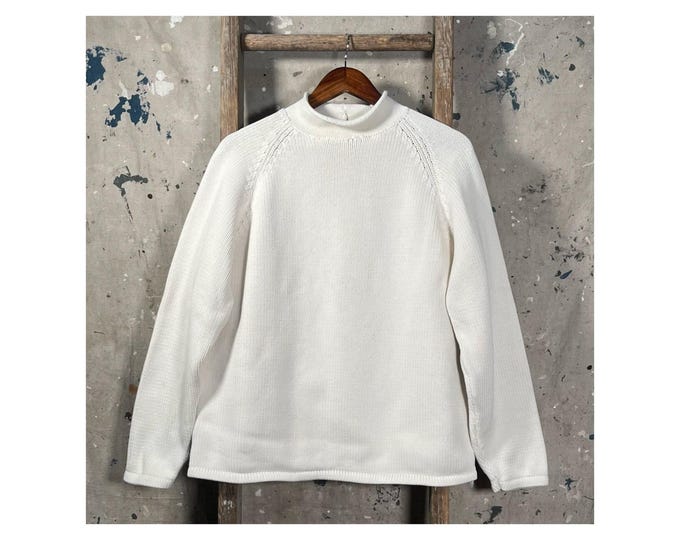 J Crew '90s Roll Neck Sweater All Cotton