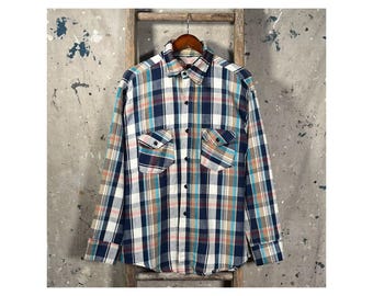 1970s Frostproof Woven Flannel XL
