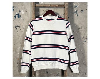 1980s Stripe Crewneck