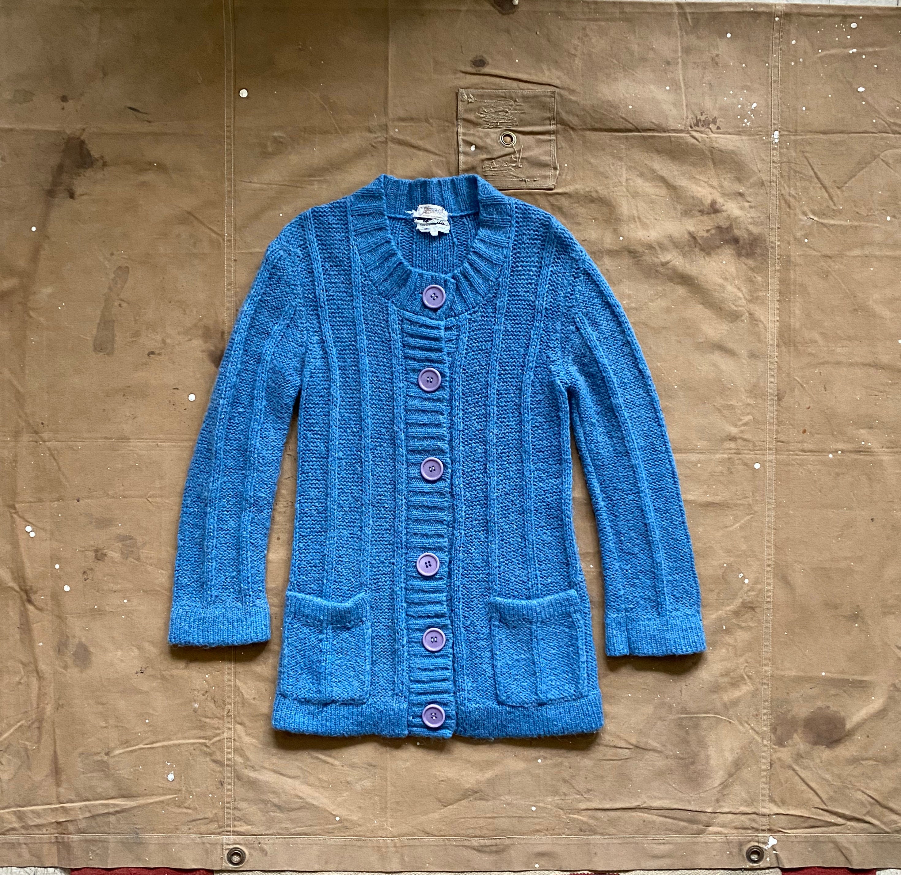 60s mohair cardigan