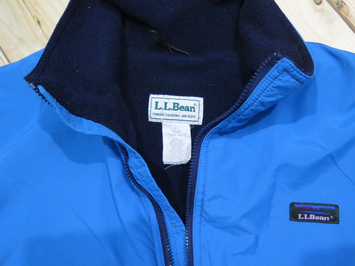 LL Bean Warm Up jacket 3 Season Fleece Jacket
