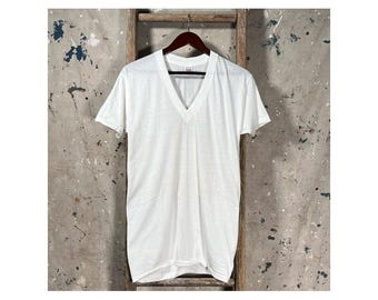 NOS 1960s Montgomery Ward V neck Combed Cotton