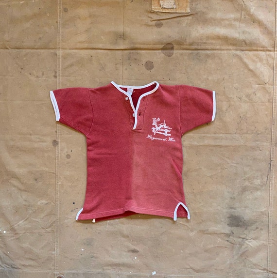 60s Henley Sweatshirt Hayward Wiscosin