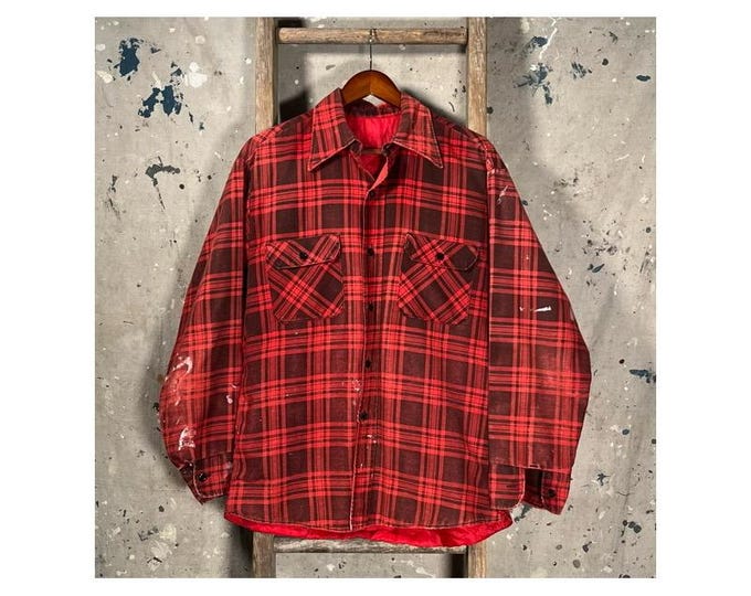Lined Plaid '90s Work Shirt