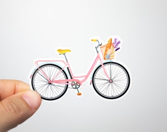 Bicycle sticker | waterproof vinyl decal for water bottles and computers