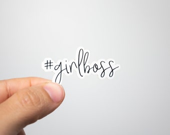 Girl Boss sticker | waterproof vinyl decal for water bottles and computers